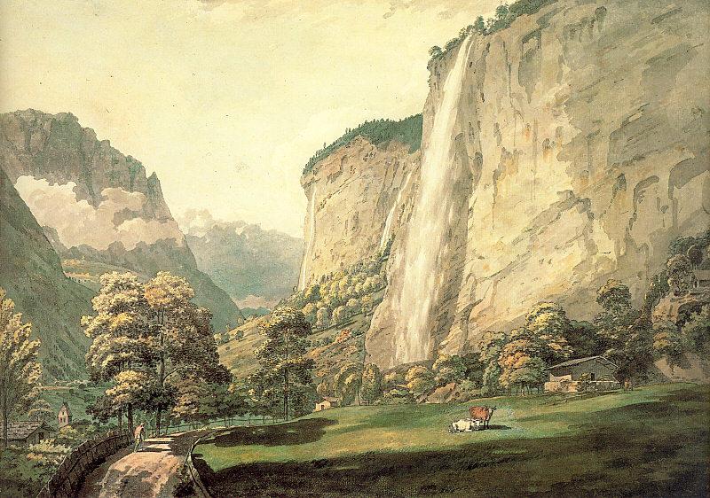 Pars, William The Valley of Lauterbrunnen and the Staubbach